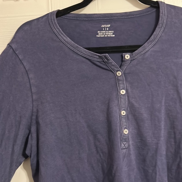 Aerie cropped Henley shirt - Picture 4 of 4
